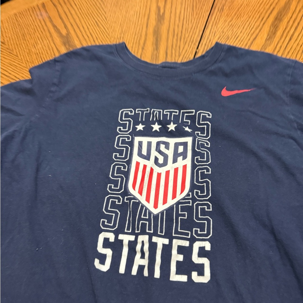 Nike US Soccer Navy Blue Tee - Picture 2 of 3
